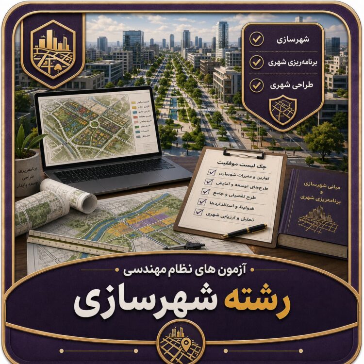 آزمون های نظام مهندسی رشته شهرسازی